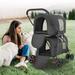 Bring Home Furniture Foldable Standard Stroller w/ Detachable Carrier in Gray | 39 H x 21 W x 32.5 D in | Wayfair MAG-A78-PS-005-BKGY