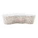 Tree Line Furniture Lab Coffee Table Faux Marble in White | 15 H x 30.3 W x 59.3 D in | Wayfair TLF-Vot-OC44152