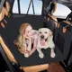 Juste de siège arrière de voiture pour chien extra plus grande bain dur extension de siège