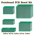 Kit de carte PCB Protoboard carte prototype double face verte kit de bricolage universel 2x8cm