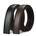 Ceinture de Luxe en Cuir PU pour Homme Sangle de Taille existent Long Noir Marron Haute