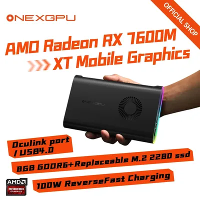 Onexplayer-Nouveau chancelier externe avec stockage 8 Go GDDR6 AMD Radeon RX 760OMXT Mobile