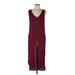 Coin 1804 Casual Dress - Midi: Burgundy Dresses - Women's Size Large