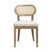 Dakota Fields Christain Dining Chair Wood/Upholstered in Brown | 31 H x 19 W x 21 D in | Wayfair 652C224C379B43F884FB4E28756B4924
