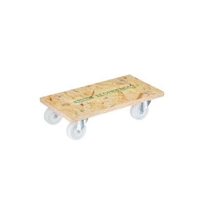 WAGNER Transporthilfe OSB MEDIUM 25 mm - 57,5 x 30 x 12 cm, Aufhängeloch, Rollen Ø 100 mm, Tragkraft 400 kg - 20163001 Image