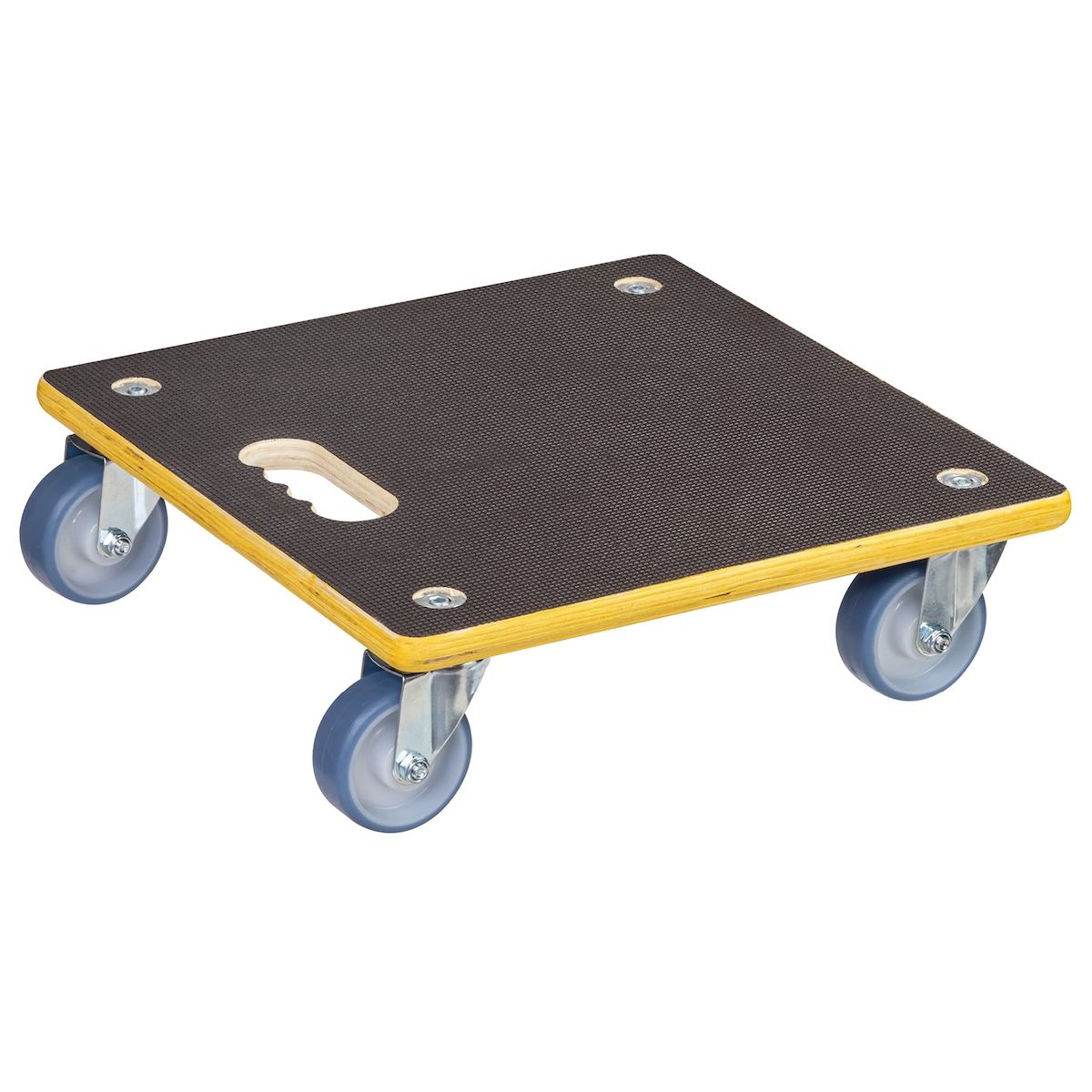 WAGNER Transporthilfe Multiplex MAXIGRIP - 38 x 38 x 11 cm, softe Rollen Ø 75 mm, Tragkraft 300 kg - 20134001 Image