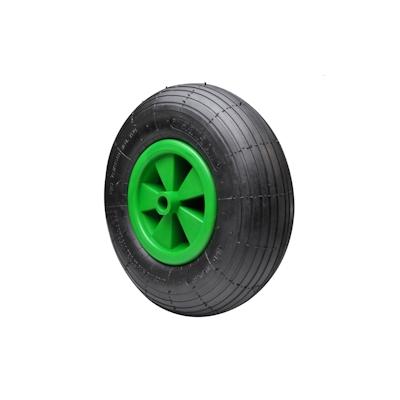 WAGNER Schubkarrenrad LUFTBEREIFT - Ø Rad 320 x 95 mm, Achsloch 20 mm, Kunststofffelge, Tragkraft 150 kg - 04035201 Image