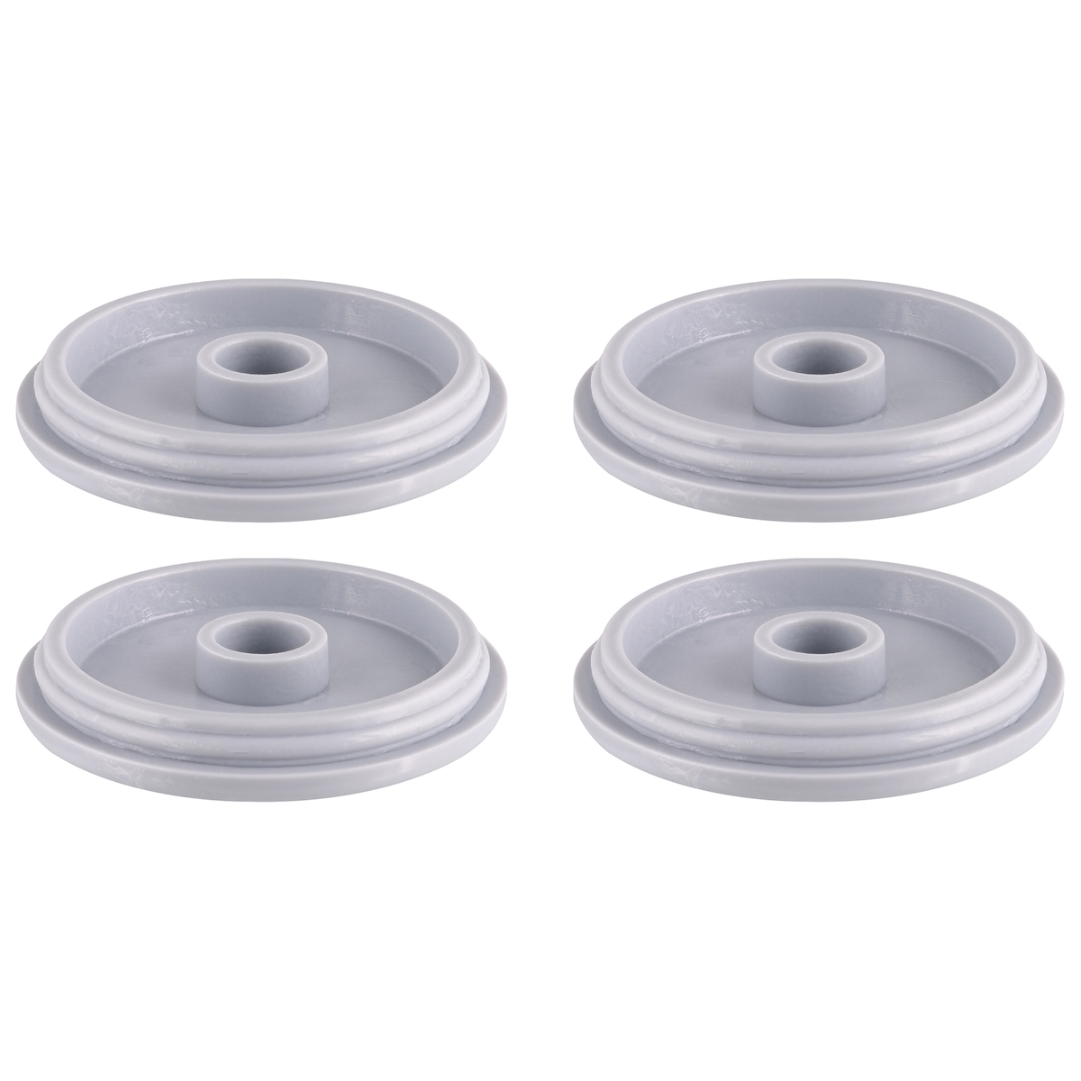 WAGNER QuickClick® 4 Ersatz Kunststoffgleiter SUPER Ø 40 mm für TENO Möbelbein System Ø 50 mm - DE Ware - 15826604 Image