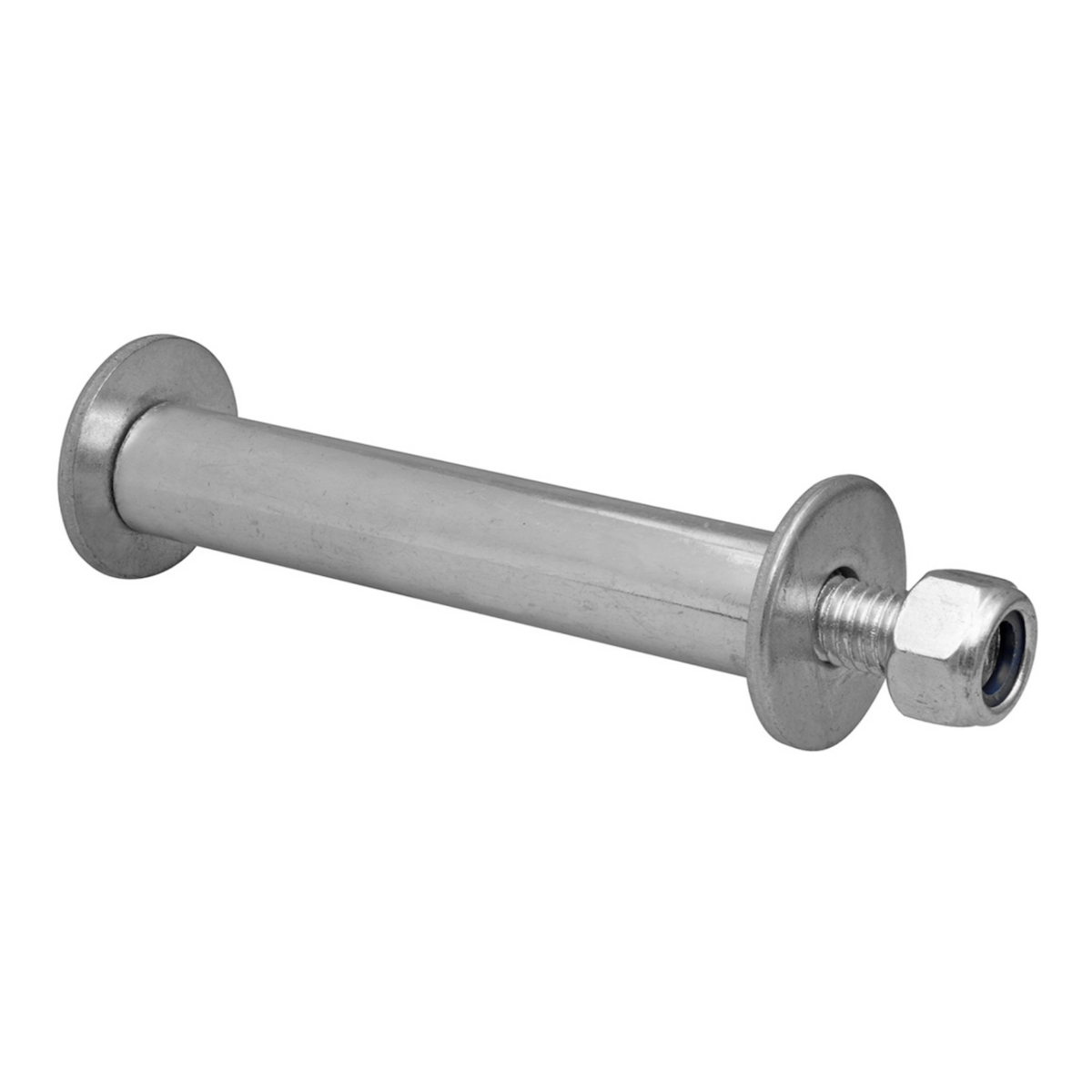 WAGNER Achsmaterial komplett Set - Ø 20 x 100 mm, für alle Räder mit Achsloch 20 mm, Stahl verzinkt - 13044000 Image