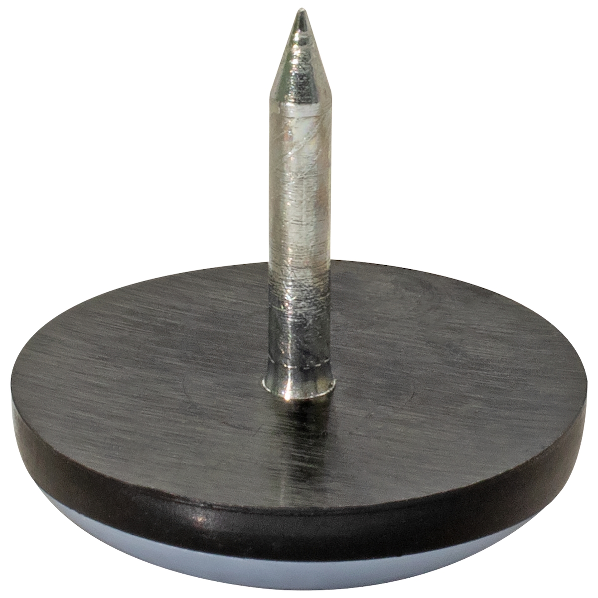 WAGNER Nagelgleiter 4tlg. - Ø 20 x 5/24 mm, PFTE Möbelgleiter schwarz/grau zum Nageln, für robuste Böden - 15182099 Image