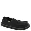 Sanuk Men's Donny Slip-On - 10 Black Slip On Medium