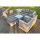 Garden Rattan Furniture 9-Seater Lounge Set | Wowcher