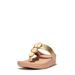 Metallic Medallion Flip Flop