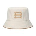 Bucket With A Leather-Trimmed Visor