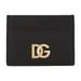 Calfskin Card Holder With Dg Logo