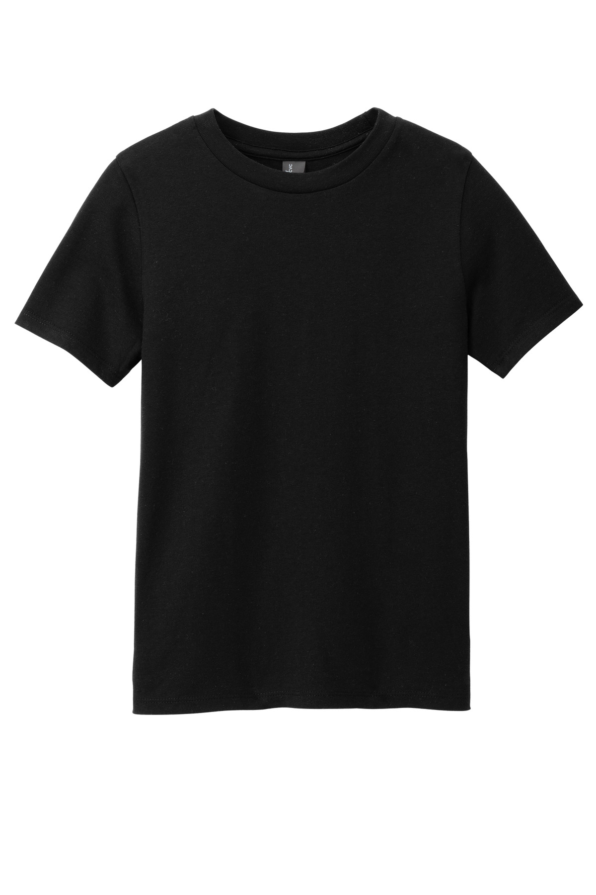 District DT108Y Youth Perfect Blend CVC Top in Black size Medium | Cotton/Polyester