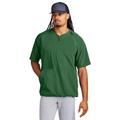 Sport-Tek JST489 Repeat 1/2-Zip Short Sleeve Jacket in Forest Green size 4XL | Polyester Blend