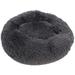 KANY Pet Beds Clearance Cat Beds Dog Bed Autumn and Winter Thick Plush Round Pet Pad for Deep Sleep Cat Kennel Pet Cotton Dog Pillow Dog Bed Large Kitten Bed (Black 23.6 )