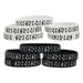 NUOLUX Wristbands Bracelets Silicone Bracelet Note Party Concert Rubber Wristband Notes Festival Musical Jewelry Challenge