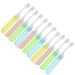 12 Pcs Travel Toothbrush Disposable Toothbrushes Fold Nylon