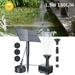 KQJQS Outdoor Solar Powered Fountain for Small Pools Swimming Pools Courtyards and Gardens