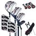 Ultimate Men s Complete Golf Club Set Golf Club Package Set incl 460CC with Rain Hood Blue