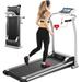 ANCHEER Electric Treadmill Foldable for Home with LCD Motorized and Lube Port Fitness Equipment for Running Walking Jogging Exercise \u200BRunning Machine for Home Apartment Office