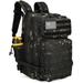 45L Camping Hiking Backpack 3 day assault pack with Molle Waterproof backpack Rucksack for Hiking Backpacks (Black Camo)