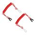 2 Safety Ropes for PWC Jet Ski Wave Runners Stop Killing TPU + PVC Red Ignition Key Floating Safety Rope Z Durable Surface Film