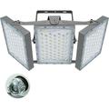 YGDU LED Flood Lights Outdoor 150W 13500LM Outdoor Lighting with Photocell IP66 5000K 3 Heads Wide Outside Lighting for Street