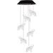 Carevas Outdoor lamp Wind Chime Landscape Chime Landscape Outdoor Decorative Solar Wind Landscape Outdoor Waterproof LED Decorative Solar