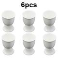 6pcs Egg Cups Holders Ceramic Egg Cups Breakfast Boiled Egg Cups