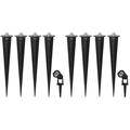 16 Pcs Garden Ground Accessories Light Stakes Replacement Spike Path Solar Lights Outdoor Lamps Pole LED