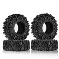 Carevas Remote control car tire kit (4PCS) Tires - 4PCS D90 Redcat SCX10 II III 90046 Rubber Tires Remote Car 90046 4WD D90 Car Tire Kit car tire kit tire kit Rubber Remote car tire