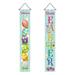 Easter Decorations ZKCCNUK Easter Antithetical Couplet Colored Eggs Radish Yard Porch Decoration Flags Hanging Easter Rabbit Festival Antithetical Couplet Easter Bunny Clearance