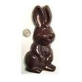 Giant Floppy Ears Sugar Solid Chocolate Easter Bunny 11Oz 8 Inches (Dark Chocolate)