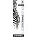 Zebra Pen X-701 Stainless .. Steel Ballpoint Pen Refill .. Fine Point 0.7mm Black .. Ink 2-Pack