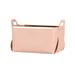 Leather Storage Box Desktop Debris Storage Organizer Cosmetic Jewelry Storage Holder Portable Large Space Boxes Home OrganizersPink24.5cm*14.5cm*13cm