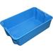 MFG - Molded Fiberglass 422198BL Fiberglass Nest & Stack Tote - 19.75 x 12.5 x 6 in. Blue