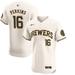 Blake Perkins Men's Nike Cream Milwaukee Brewers Home Elite Custom Jersey