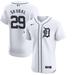Tarik Skubal Men's Nike White Detroit Tigers Home Elite Custom Patch Jersey