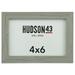 Hudson 43 Gallery Frame - Gray 4 x 6 Easel Back