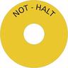 Dreifke® Schild NOT-HALT, Folie, Ø 75 mm