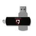 Carnegie Mellon Tartans Solid Design 32GB Metal Twist USB Drive