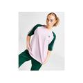adidas Originals SST Raglan T-Shirt - Clear Pink / Collegiate Green - Womens, Clear Pink / Collegiate Green