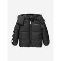 Off-White Boys Bookish Diag Down Puffer Jacket In Black Size 12 Yrs