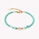 Coeur De Lion Elegance Crystals Bracelet Gold Green Multicolour