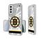 Boston Bruins Galaxy Stripe Clear Ice Case