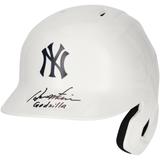 Hideki Matsui New York Yankees Autographed Alternate Chrome Rawlings Mach Pro Replica Batting Helmet with "Godzilla" Inscription - Fanatics Exclusive