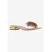 Women's Cherita Sandal by J. Renee in Clear Natural Gold (Size 6 1/2 M)